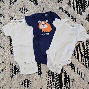 Gerber Baby Boy 3 piece Onesie Set Newborn